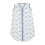 SLAAPZAK MUSLIN 2L WIT WHALE BLAUW 0-65