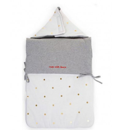 ENGELNEST 80X40 JERSEY GOLD DOTS 23
