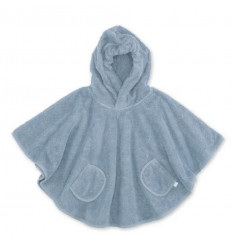 PONCHO TERRY STONE/STEENBLAUW 25