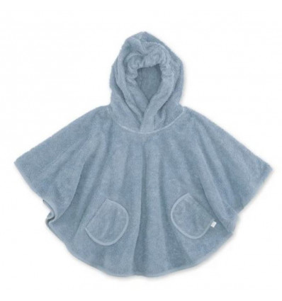 PONCHO TERRY STONE/STEENBLAUW 25