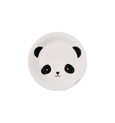 PAPIEREN BORDJES PANDA (BEVAT 12 BORDJES