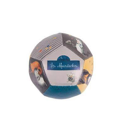 BALLON SOUPLE 10CM LES MOUSTACHES 22