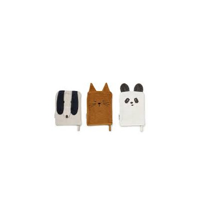 SYLVESTER WASHCLOTH ANIMAL MIX 22