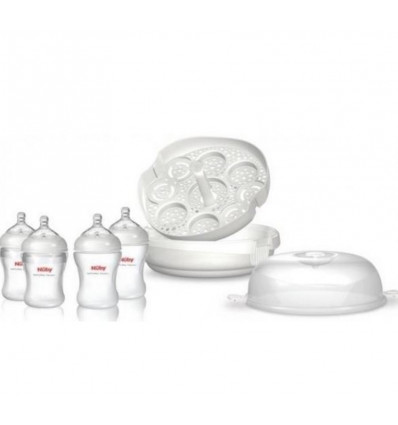 STERILISATEUR A VAPEUR + 4 BIBERONS 6