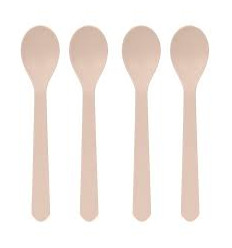 SPOON SET 4 PCS GEO POW PINK 25