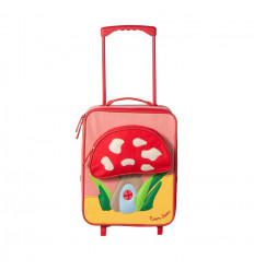 TROLLEY MUSHROOM EMBROIDERY RED 5