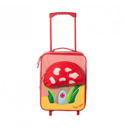 TROLLEY MUSHROOM EMBROIDERY RED 5
