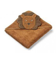 AUGUSTA HOODED TOWEL LION/GOLD CARAM 22