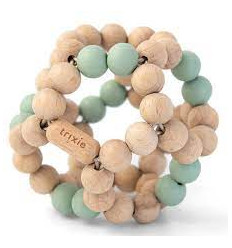 WOODEN BEADS BALL MINT 25