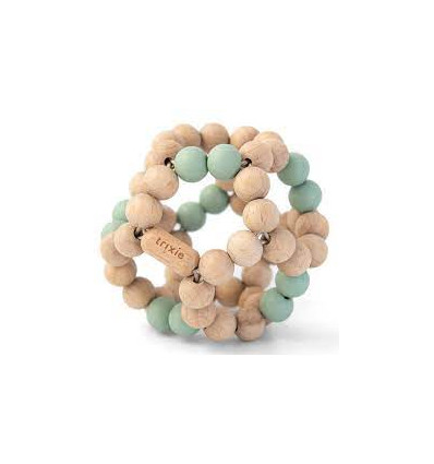 WOODEN BEADS BALL MINT 25