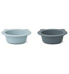 PEONY SUCTION BOWL 2P SEA/WHALE BLUE 22