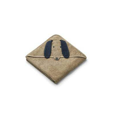 AUGUSTA HOODED TOWEL DOG/OAT MIX 22