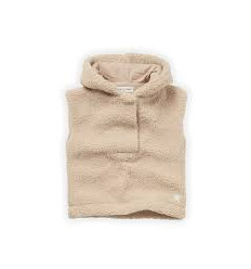 HOODED TEDDY BODYWARMER IVORY 3Y 22