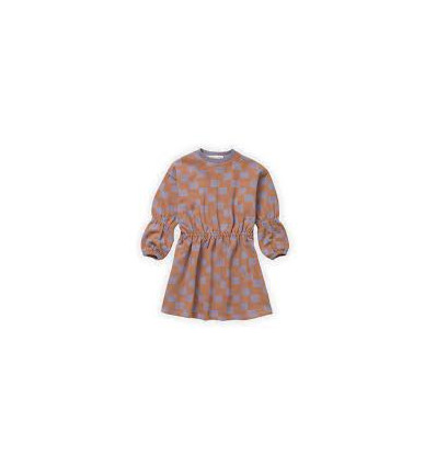 BALLOON DRESS BLOCK PRINT LION 2Y 22