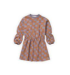 BALLOON DRESS BLOCK PRINT LION 6Y 22