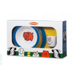 BABYSET 3-DELIG BOERDERIJ BLAUW 9