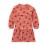 SWEAT DRESS HEART PRINT FADED ROSE 6Y 22