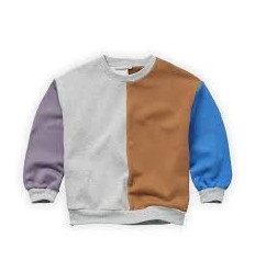 SWTSHIRT COLOURBLOCK MULTI COLOUR 3Y 22