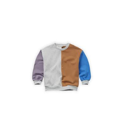 SWTSHIRT COLOURBLOCK MULTI COLOUR 3Y 22