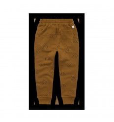 SWEATPANTS SMILEY PRINT TOFFEE 4Y 22
