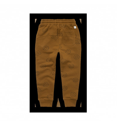 SWEATPANTS SMILEY PRINT TOFFEE 4Y 22