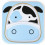 ZOO DIVIDED PLATE COW 8