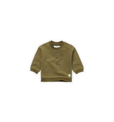 SWEATSHIRT DINO KHAKI 6Y 22