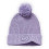 BEANIE POM-POM PURPLE ICE PURPLE M 22