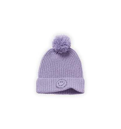 BEANIE POM-POM PURPLE ICE PURPLE M 22