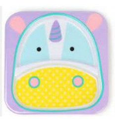 ZOO DIVIDED PLATE UNICORN 202