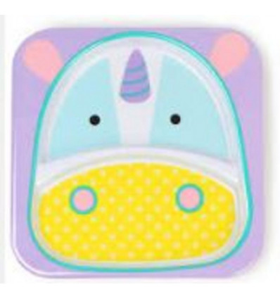 ZOO DIVIDED PLATE UNICORN 202