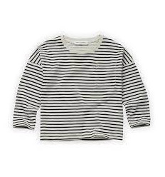 T-SHIRT STRIPE IVORY 3Y 22
