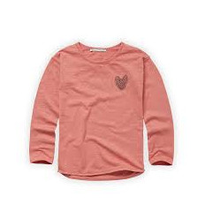 T-SHIRT HEART FADED ROSE 3Y 22
