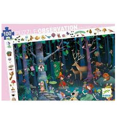 PUZZLE LA FORET ENCHANTEE 100 PCS 22