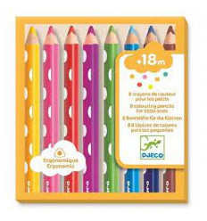 8 CRAYONS DE COULEUR POUR LES PETITS 24