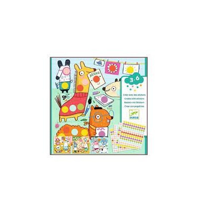 STICKERS AVEC DES GOMMETTES RONDES 22
