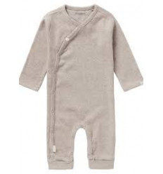U PLAYSUIT LS RIB NEVIS BRUIN 74 22