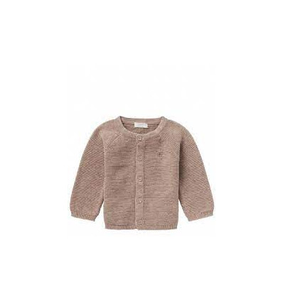 U CARDIGAN KNIT NAGA BRUIN 62 22