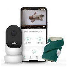 OWLET DUO VERT FONC SMART SOCK3/CAM 23