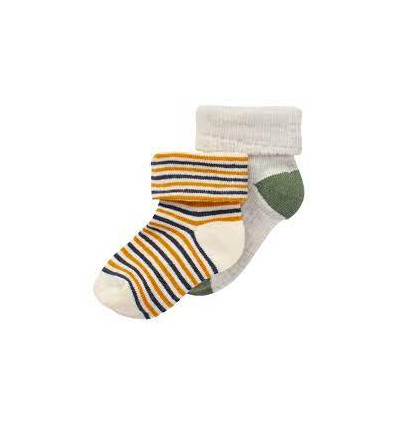 UNISEX SOCKS 2PCK KAI BEIGE/HUID 6-12 22