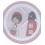 MELAMINE PLATE FARM GIRL 8
