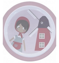 MELAMINE PLATE FARM GIRL 8