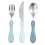 CUTLERY PASTEL PETROL 9