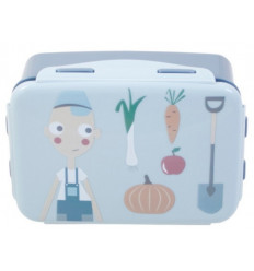 LUNCH BOX PLASTIC FARM BOY 62
