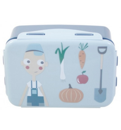 LUNCH BOX PLASTIC FARM BOY 62