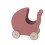 WOODEN DOLLS PRAM DARK ROSE 8