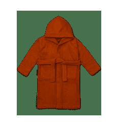 BATHROBE 1-2Y HUSH RUST 25