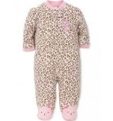 ONESIE WITH FEET 3/6M CUDDLY CAT 25