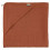 HOODED TOWEL 75X75CM HUSH RUST 25