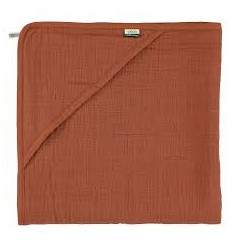 HOODED TOWEL 75X75CM HUSH RUST 25